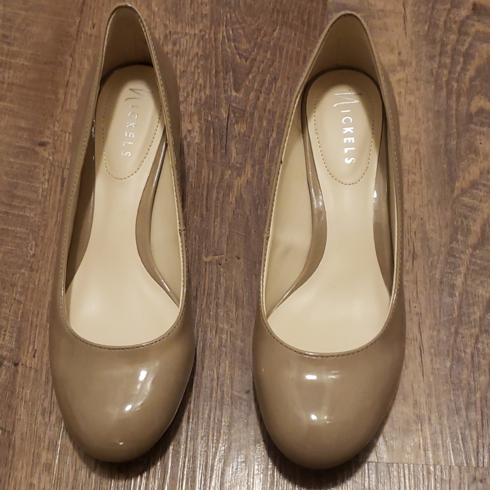Taupe Nickles heels